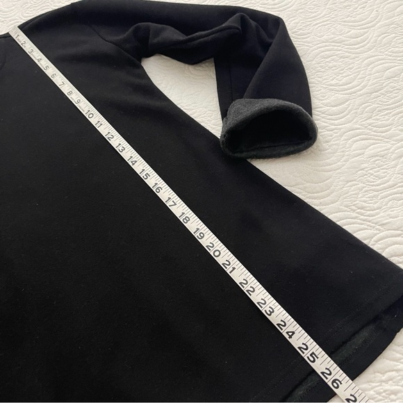 Cable and Gauge Top Scoop Neck 3/4 Length Roll Cuff Sleeve Size Large - Picture 9 of 13